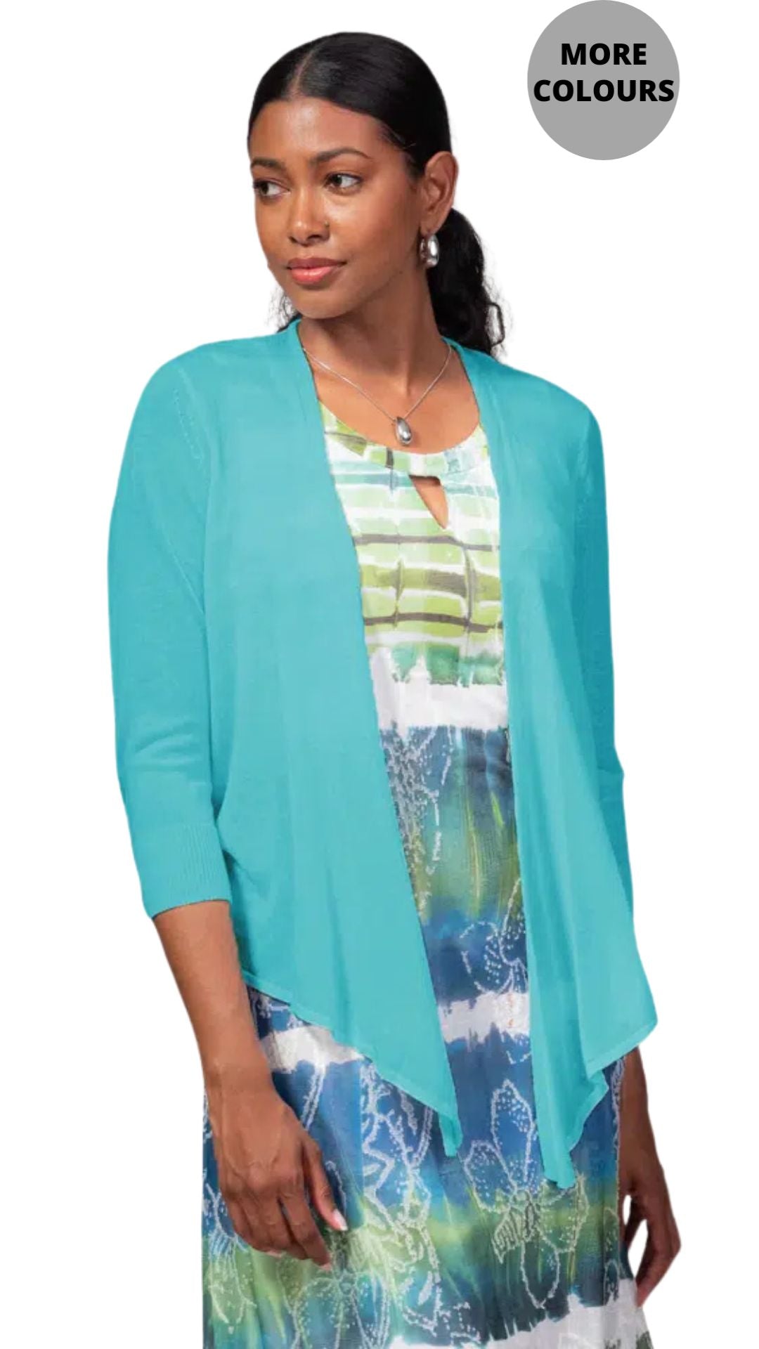 Versatile Stretch Knit Cardigan. Style ALSA45136