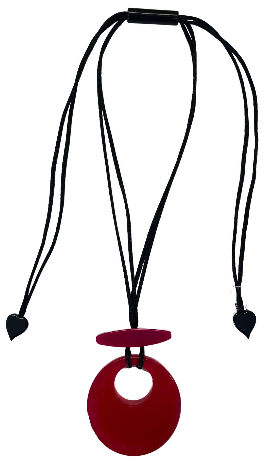 Statement Collection - Small Fuchsia Resin Necklace. Style 40102180945Q00