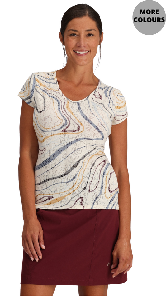 Featherweight Printed T-Shirt. Style RYRY611013