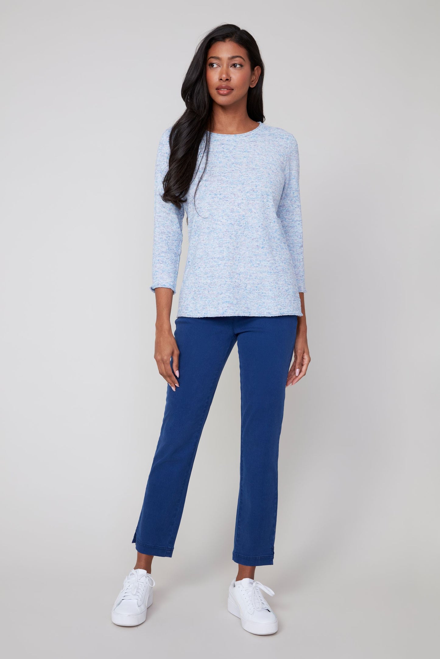 Confetti Knit Long Sleeve Top. Style REN6951-4491