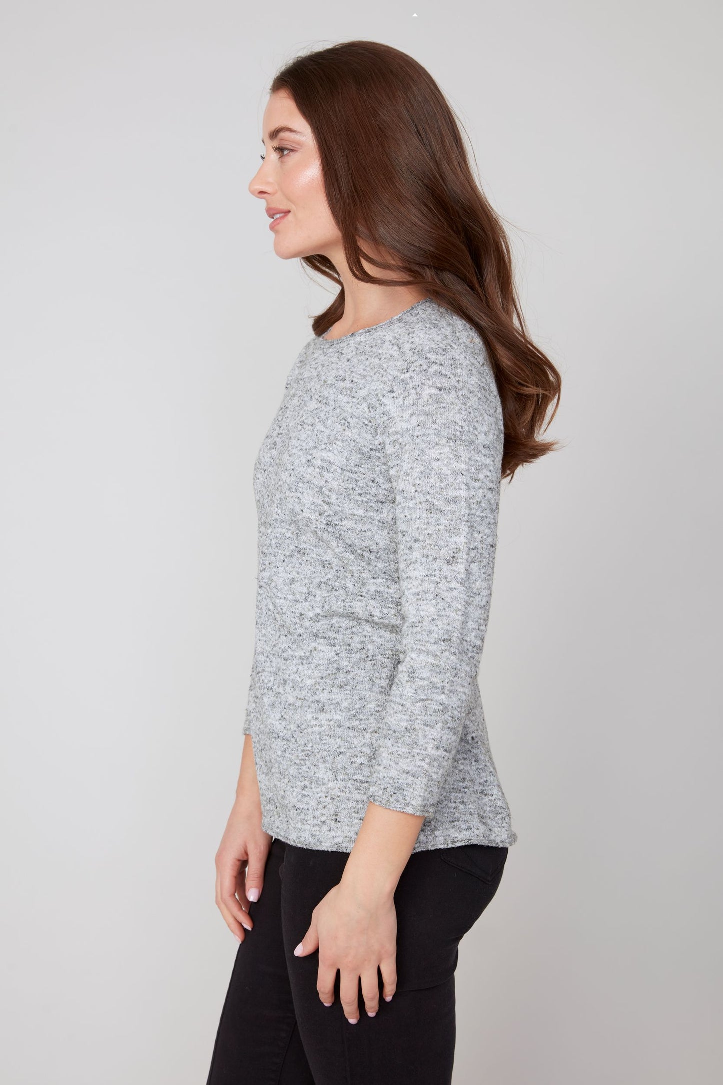 Confetti Knit Long Sleeve Top. Style REN6951-4491