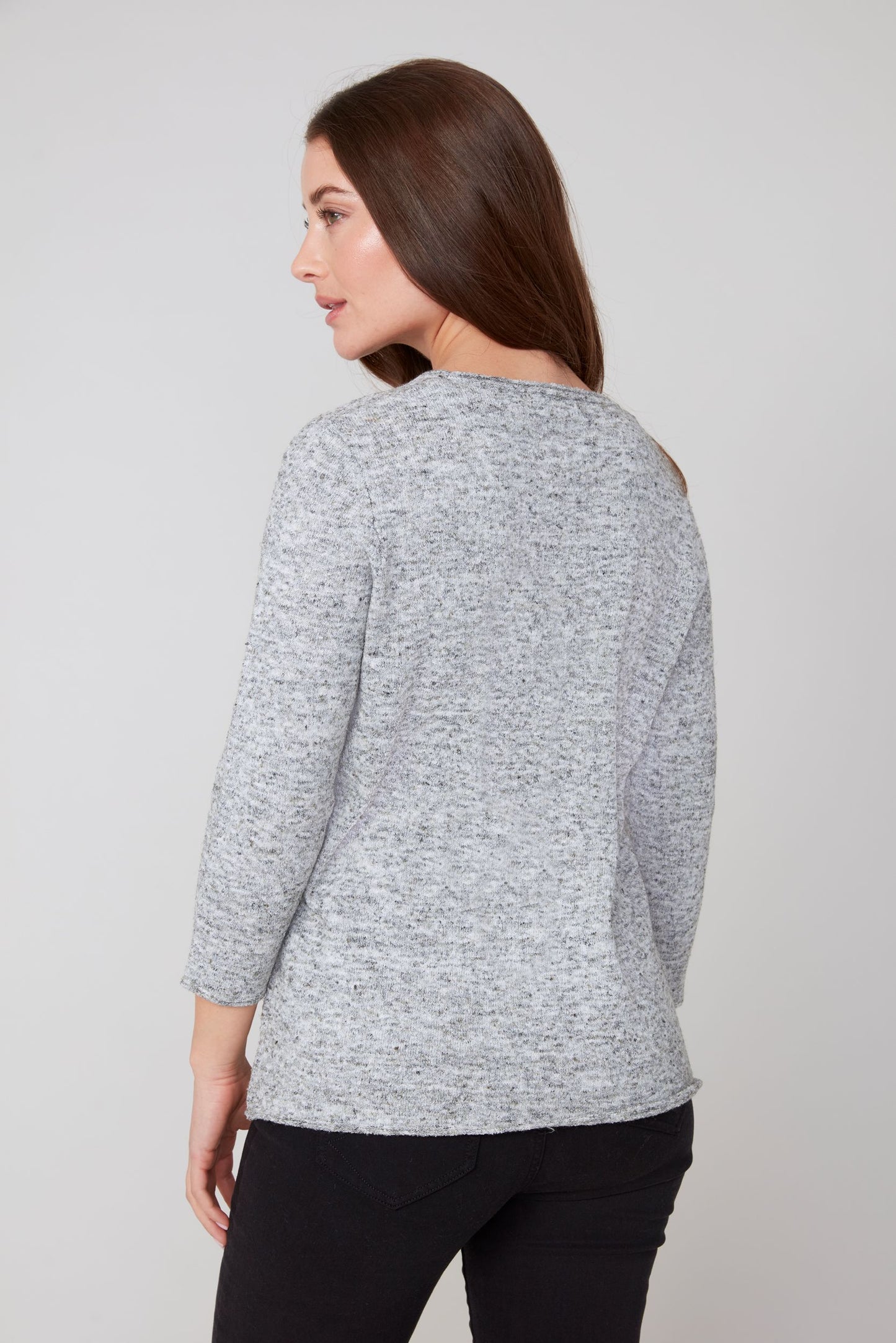 Confetti Knit Long Sleeve Top. Style REN6951-4491