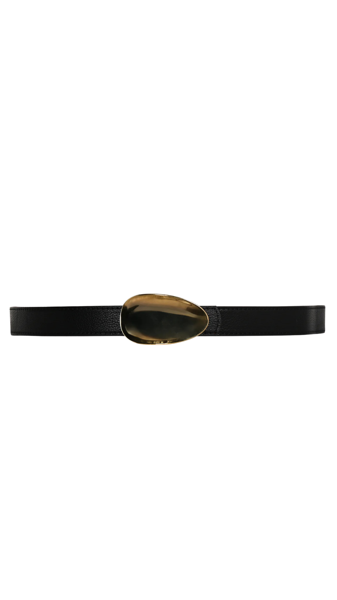 Large Oval Gold Chunk Reversible Belt. Style FLA26102