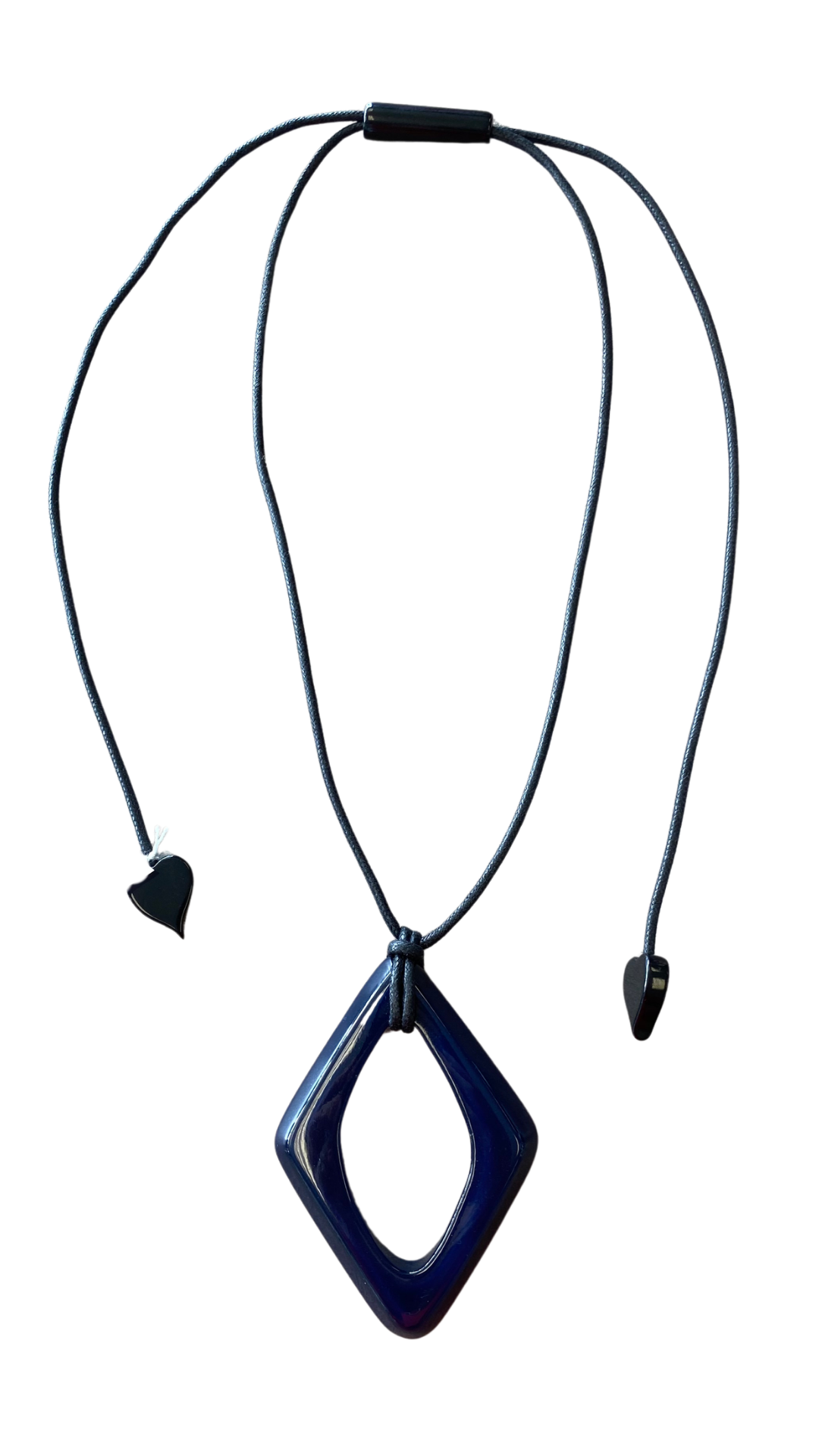 Colourful Statement Collection - Navy Geometric Pendant Necklace. Style 40102269166Q00