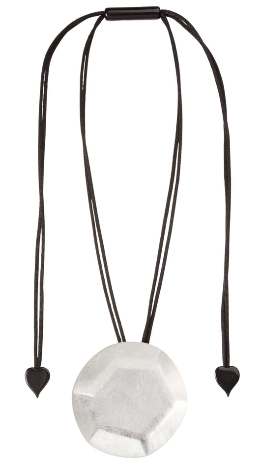Adamas Collection - Large Silver Pendant Necklace. Style 8430201SF00Q00