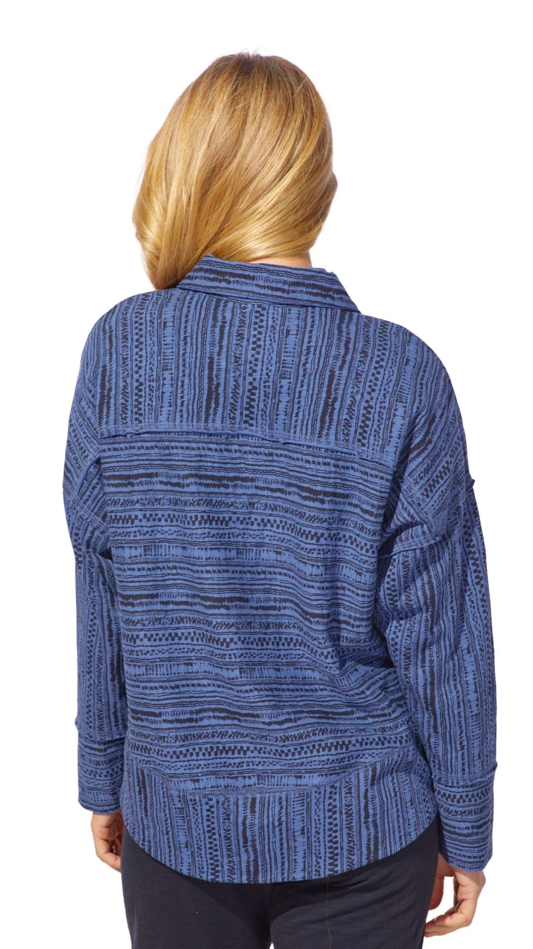 Quarter Button Front Seaside Pull-Over. Style ESC15165