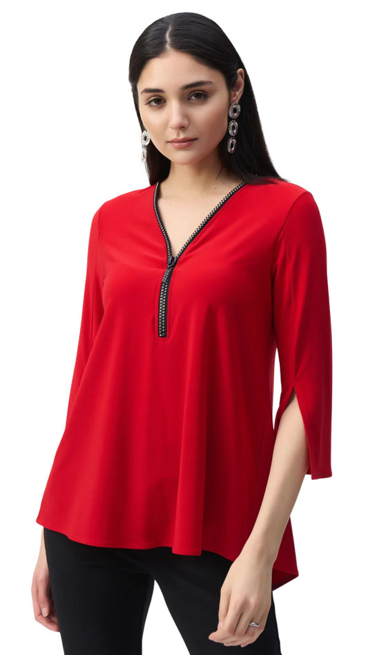 Silky Knit Fit & Flare Tunic. Style JR243314