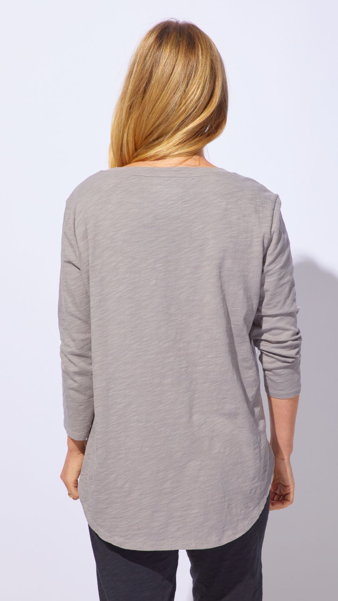 3/4 Sleeve Latte Puppy Top. Style ESC41204