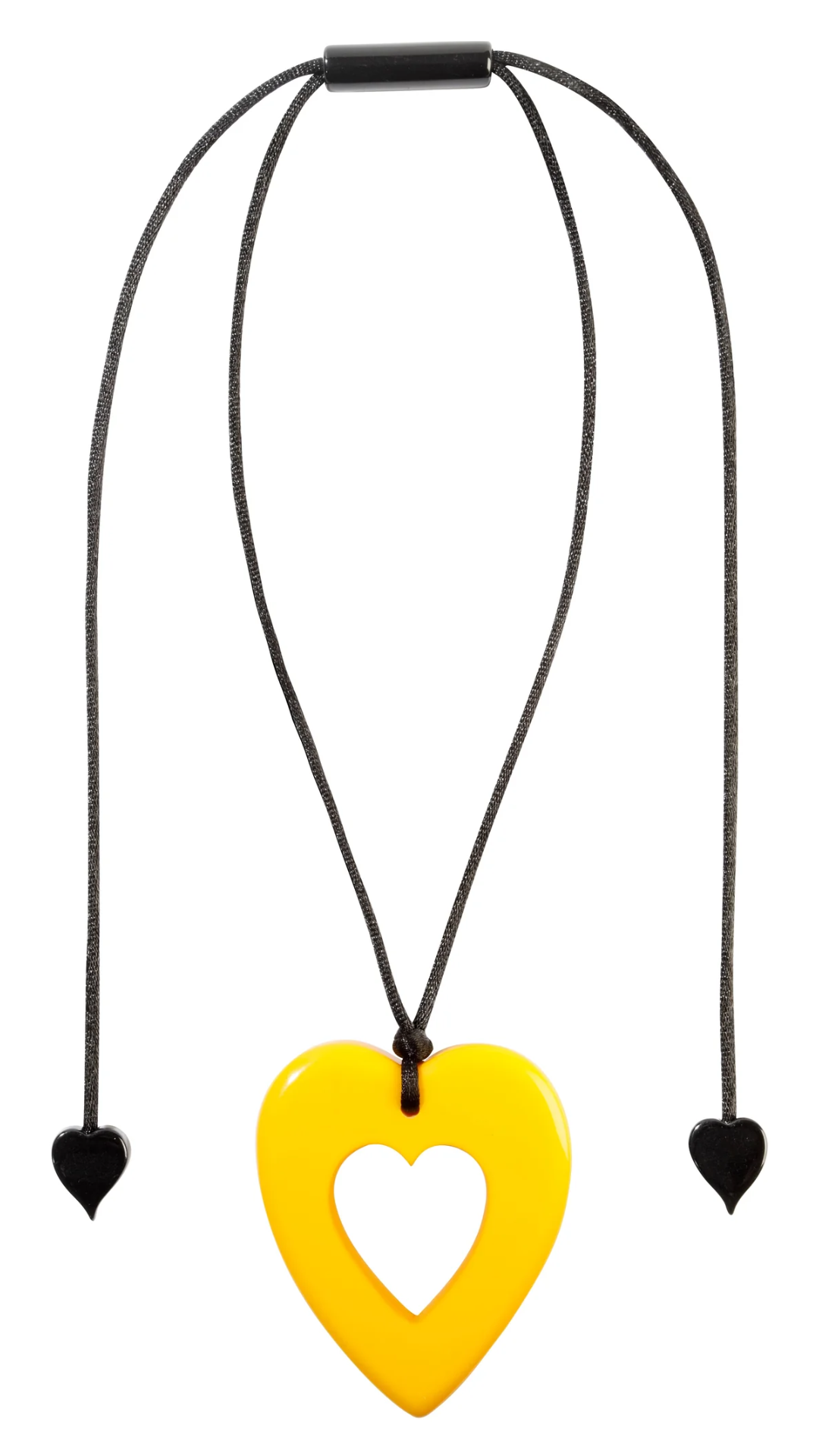 Prima Heart Collection - Large Yellow Heart Pendant. Style 3400205YELLQ00
