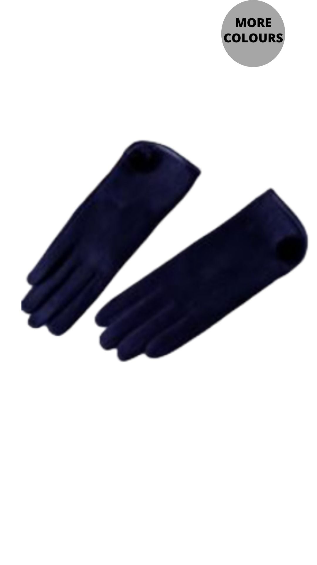 PomPom Stretch Faux Suede Gloves. Style ELWMILA32