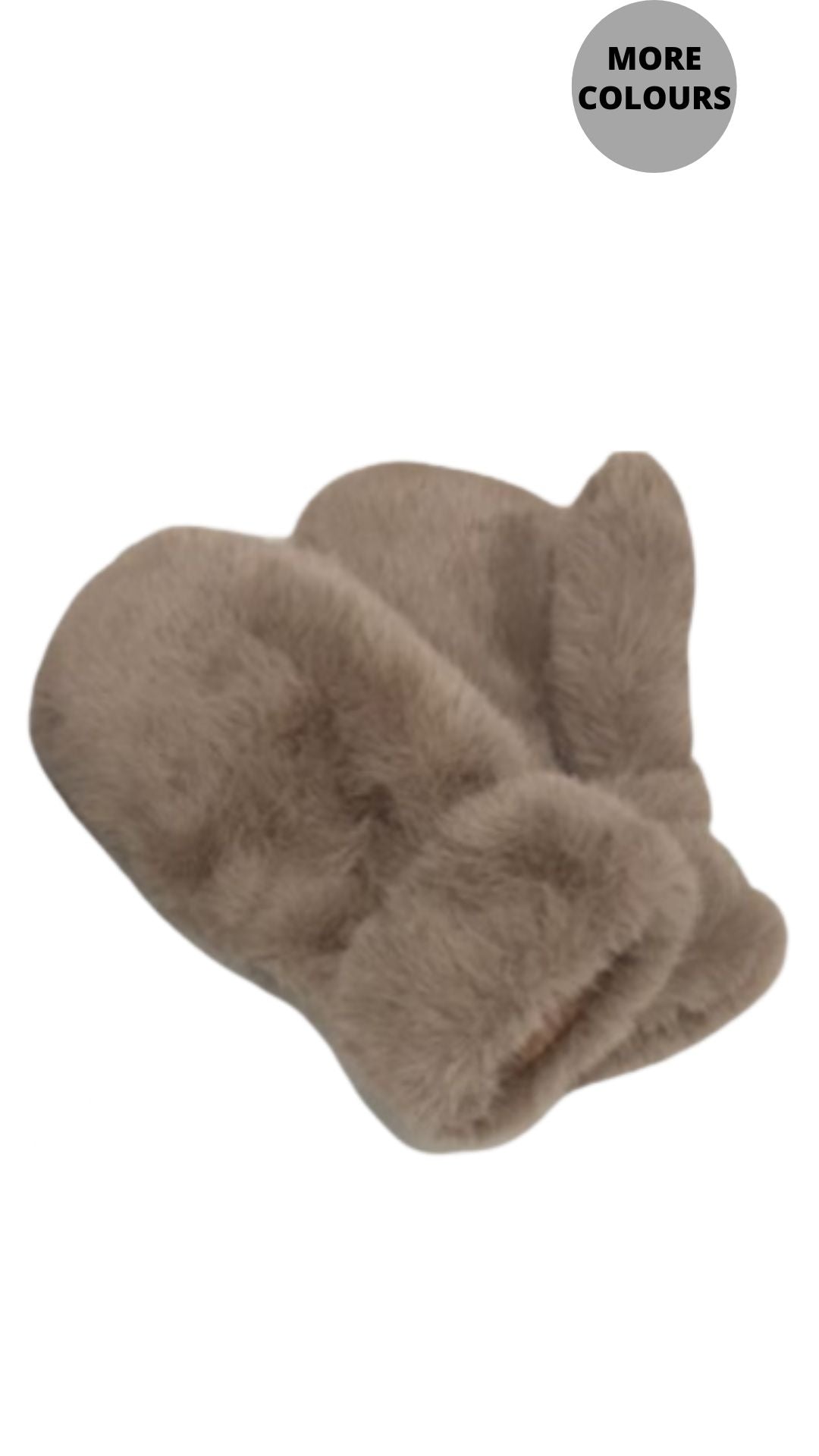 Soft Faux Fur Lined Mittens. Style ELWMOLLY22