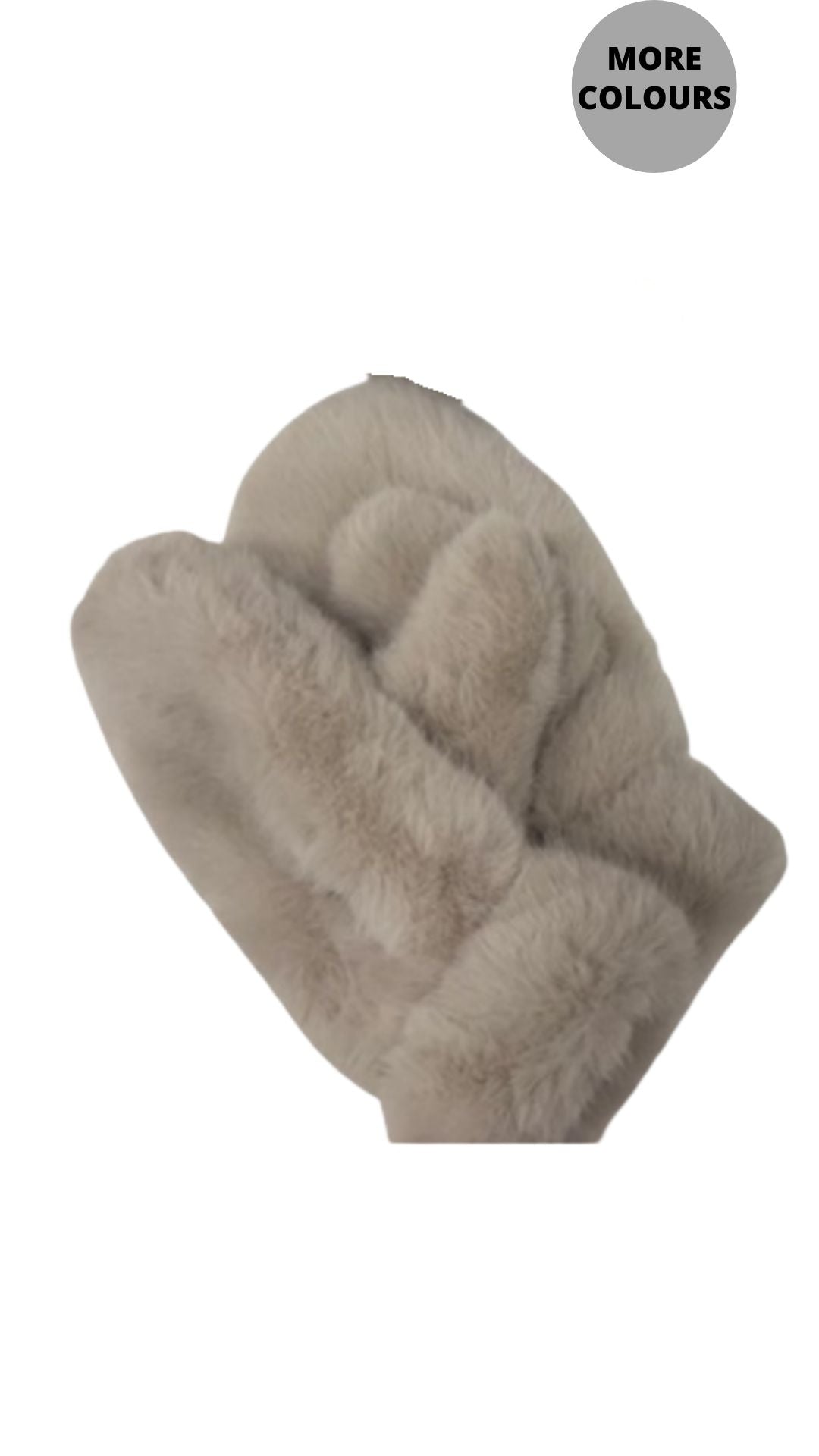 Soft Faux Fur Lined Mittens. Style ELWMOLLY22