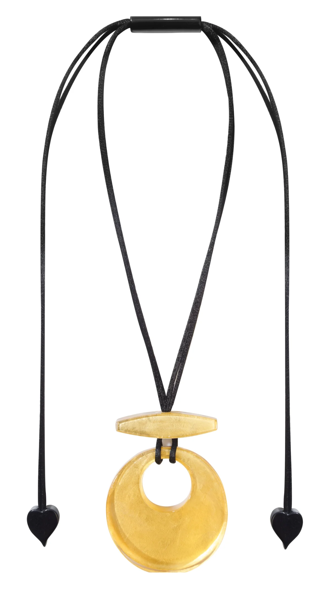 Precious Collection - Gold Circle Pendant Necklace. Style 1000219G000Q00
