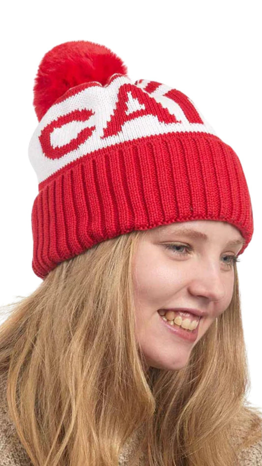 Detachable Pompom Canada Toque. Style CKI5018