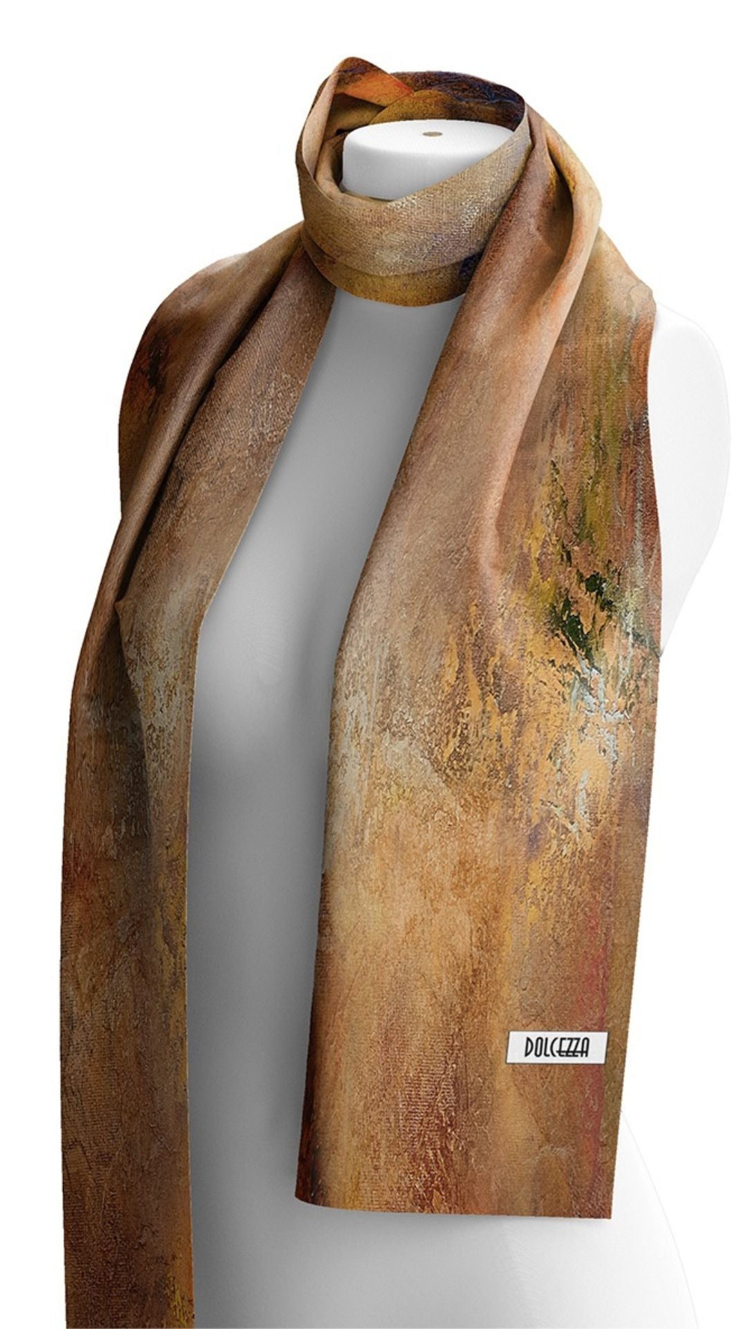 "Mother Earth" Artist Print Scarf. Style DOLC75906
