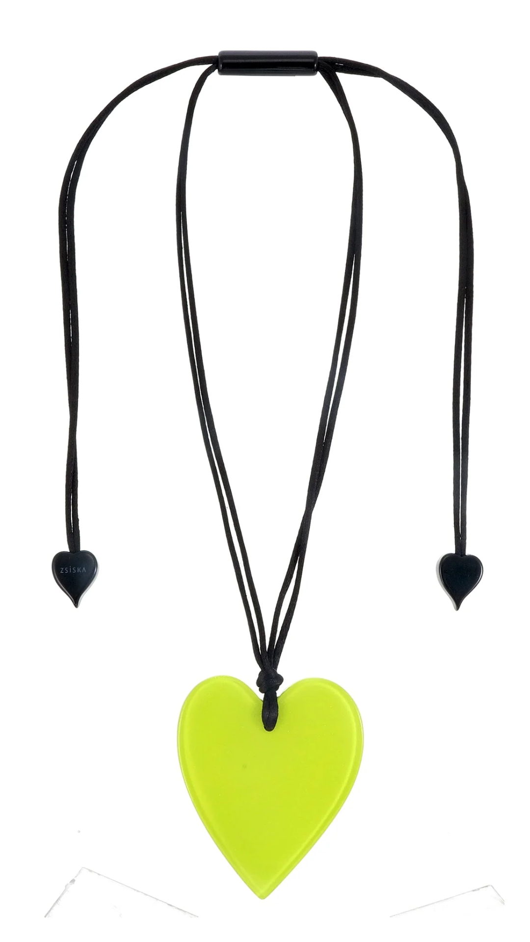 Colourful Statement - Large Light Green Heart Pendant. Style 50602039019Q00