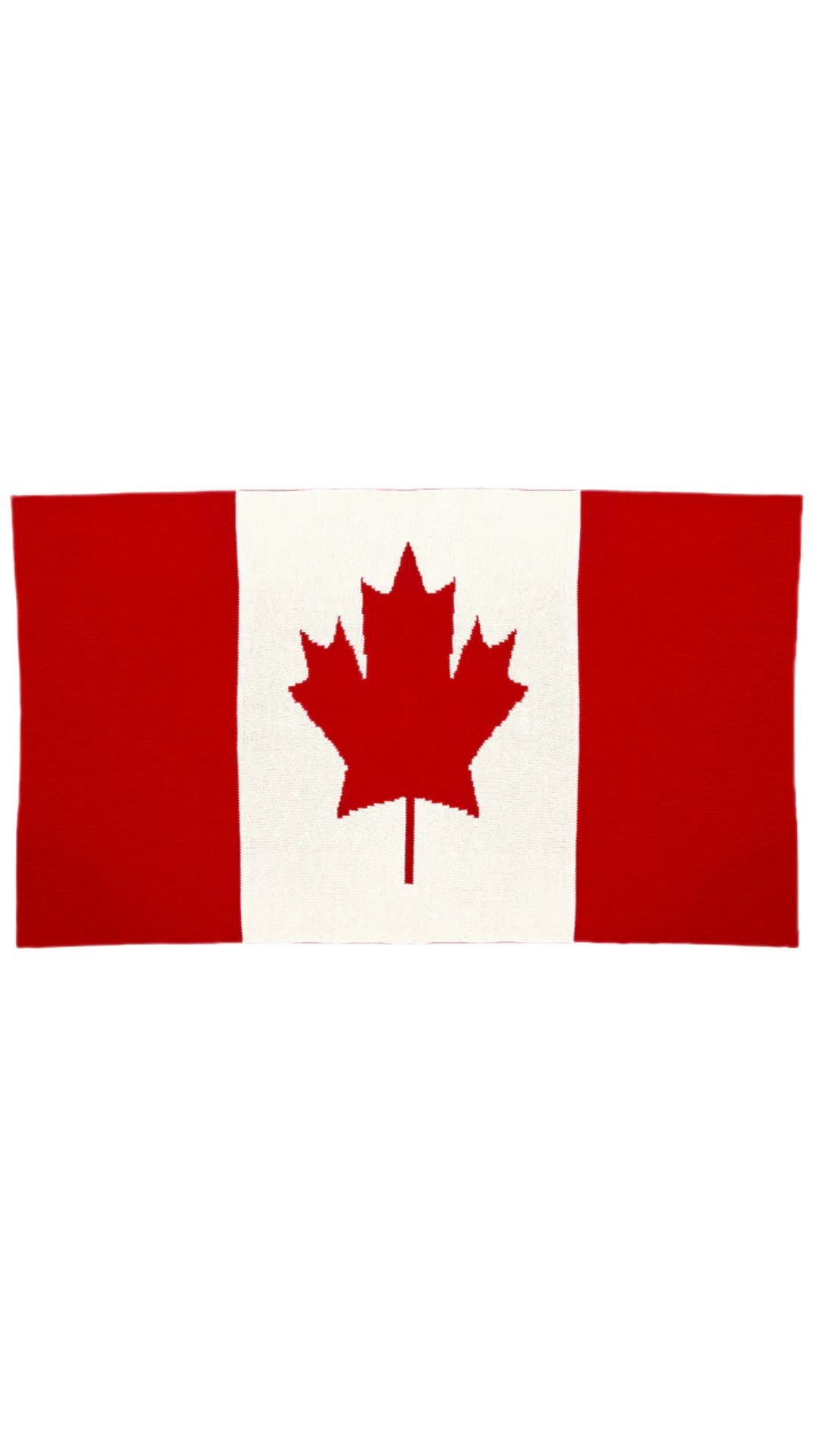 Canada Flag Cotton Throw. Style CKI5212