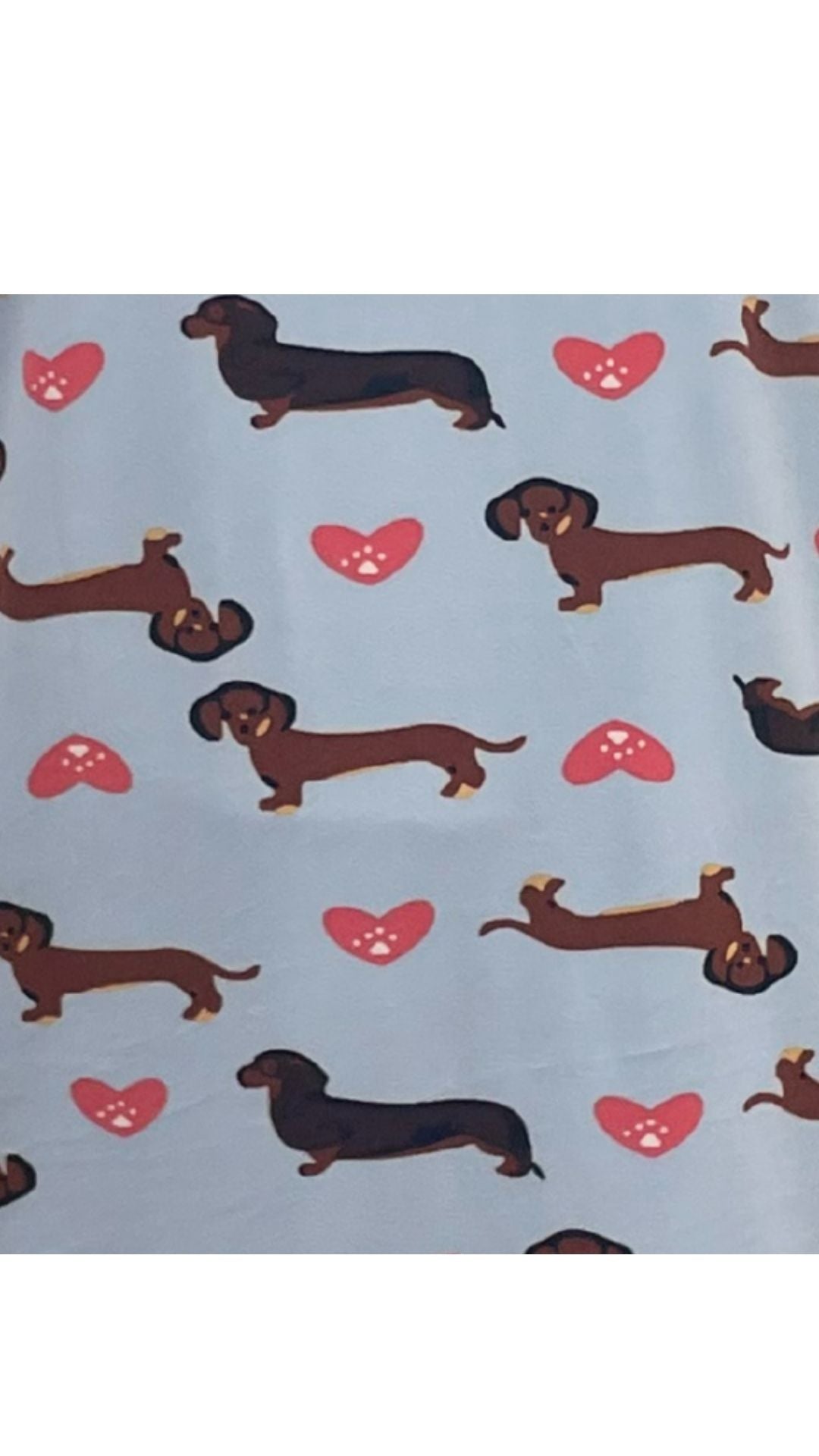 Wiener Dog Print Night Shirt. Style COTYM-NSWDOG
