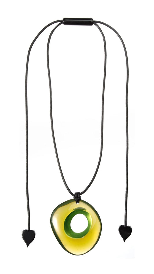 Crescence Collection - Olive Green Pendant Necklace. Style 6440202GREEQ00