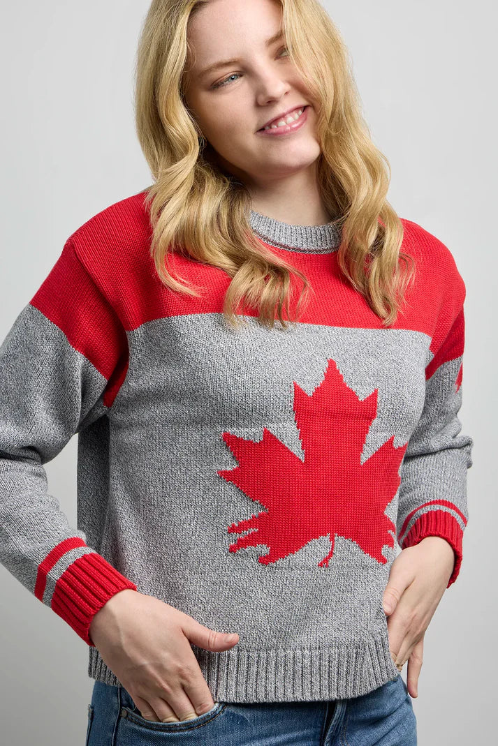 Canadian Shorty Knit Sweater. Style CKI52033