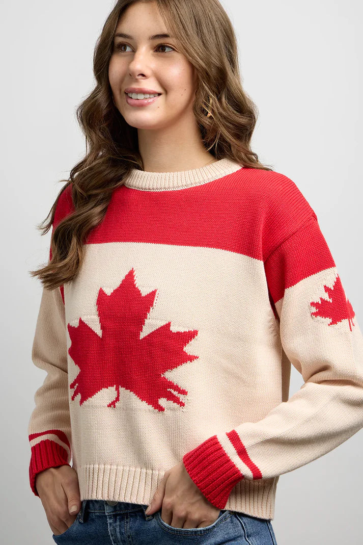 Canadian Shorty Knit Sweater. Style CKI52033