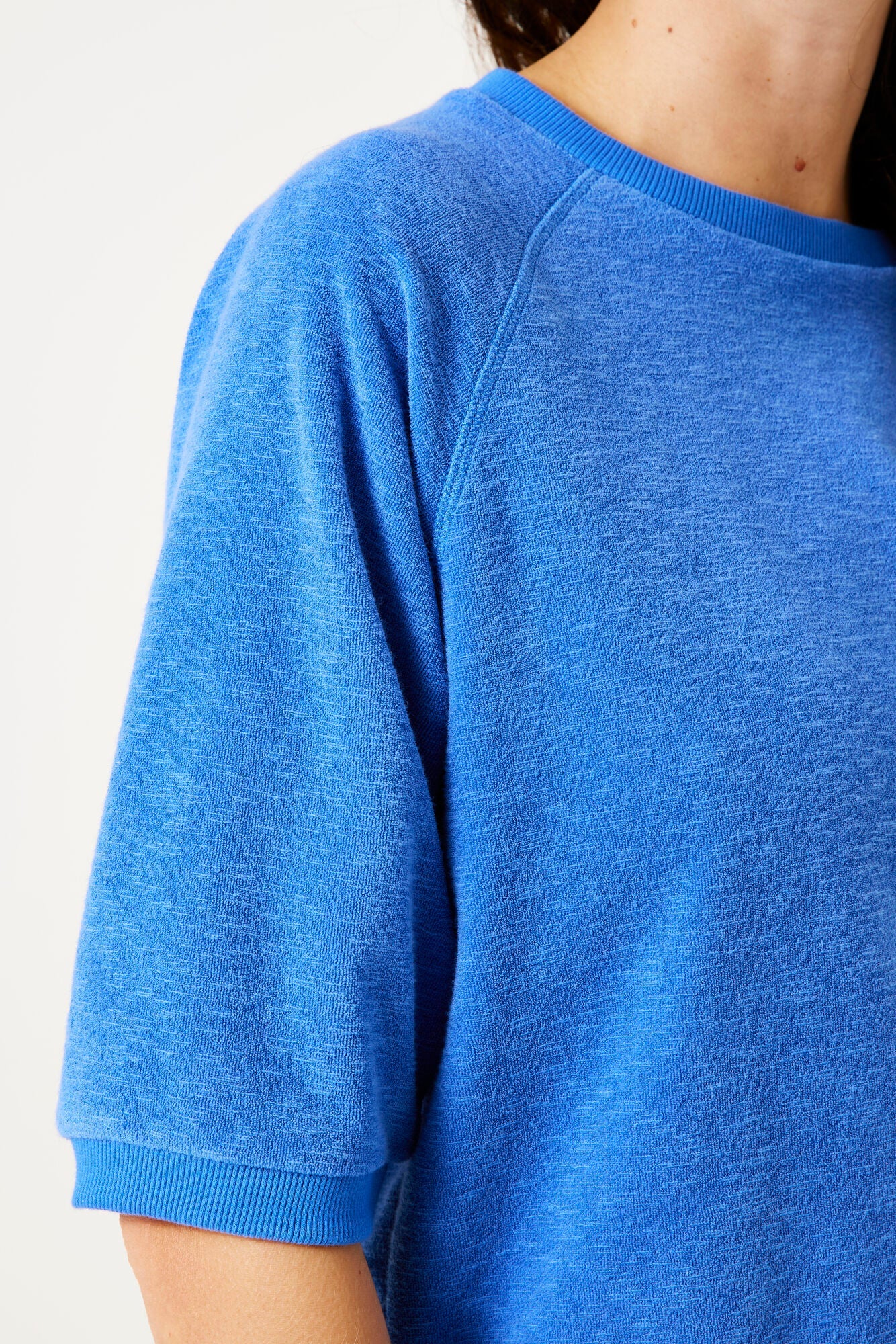 Raglan Half Sleeve Terry Top. Style GARD50060