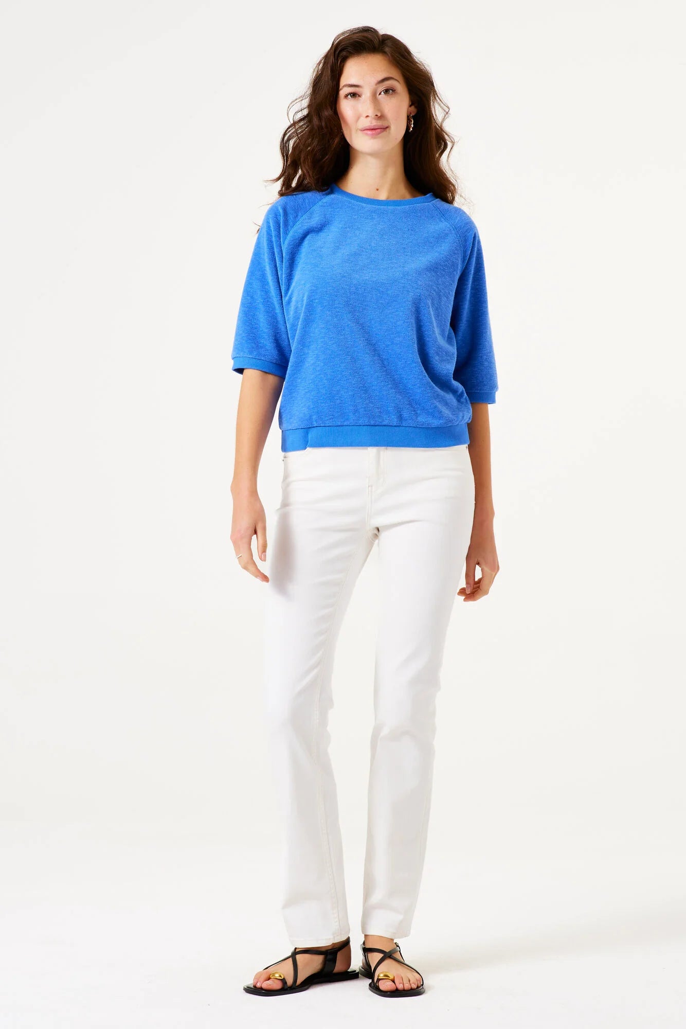 Raglan Half Sleeve Terry Top. Style GARD50060