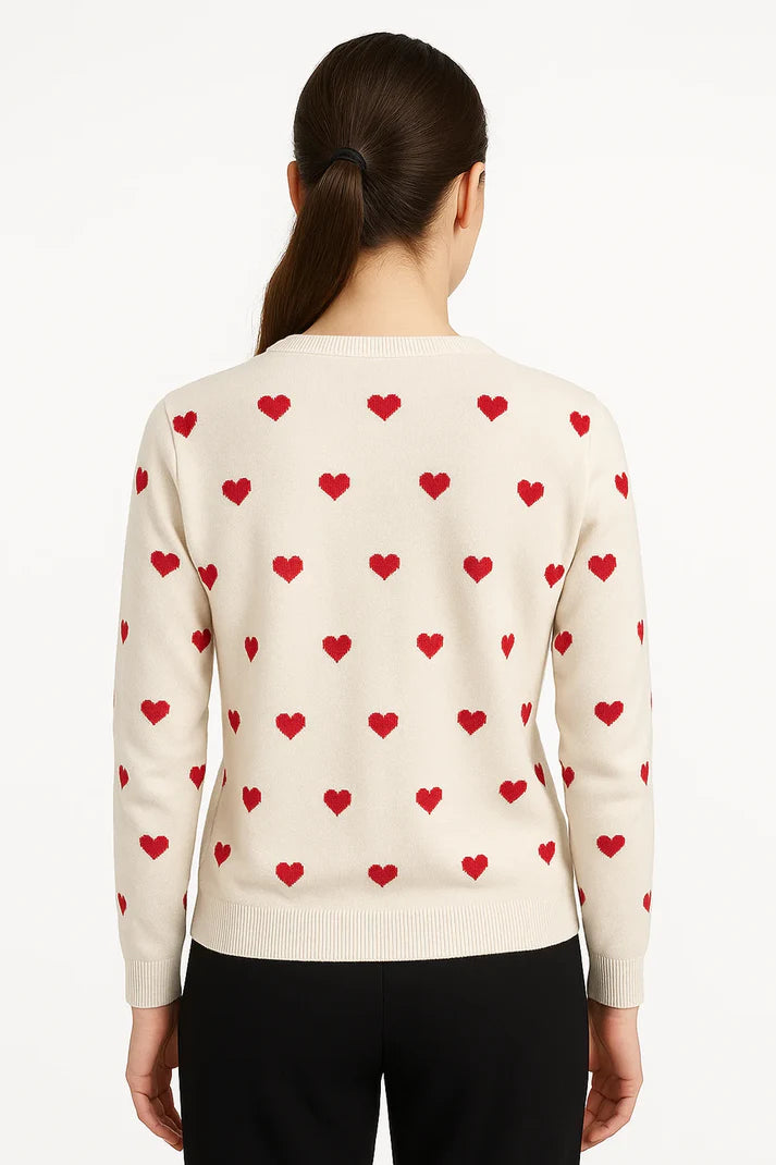Falling Hearts Sweater. Style CKI14203