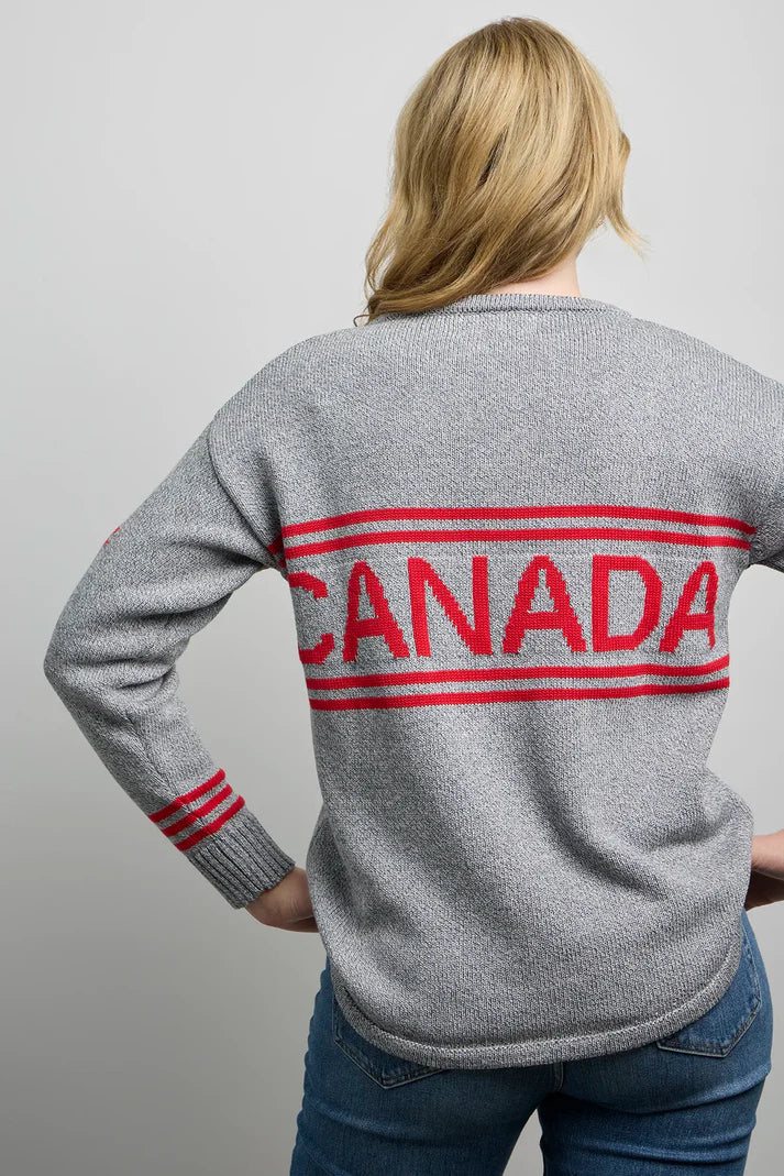 Retro Hockey Style Knit Sweater. Style CKI5211