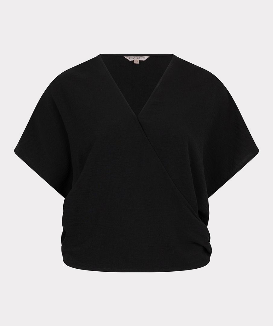 Crossover Lightweight Crinkle Top. Style ESQHS2510218