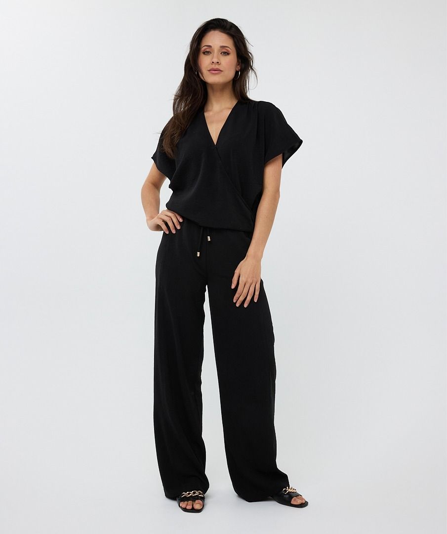 Crossover Lightweight Crinkle Top. Style ESQHS2510218