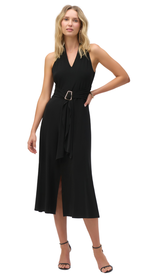 Silky Knit Fit & Flare Midi Dress. Style JR252091