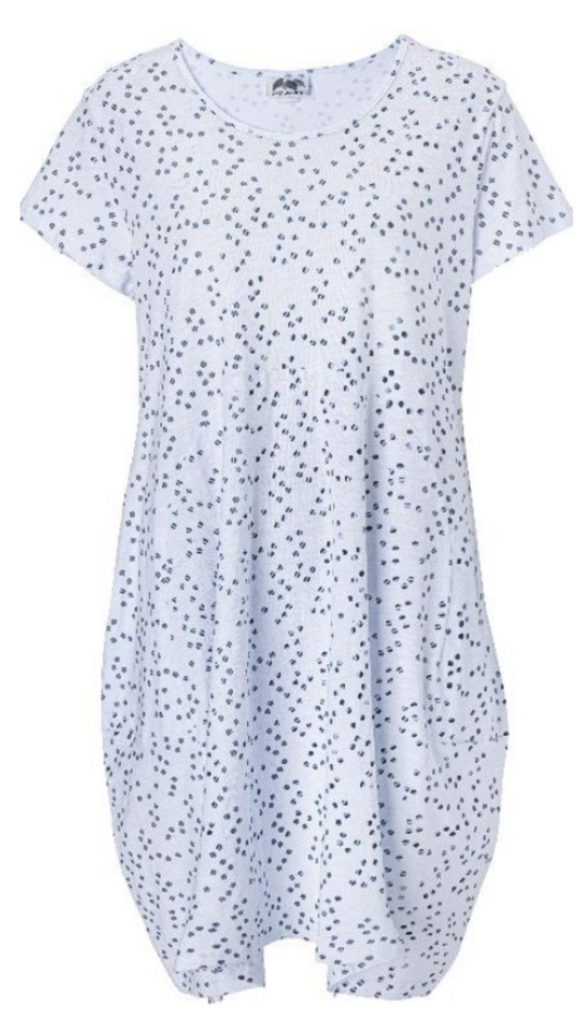 Breezy Dot Print Midi Dress. Style WP2501