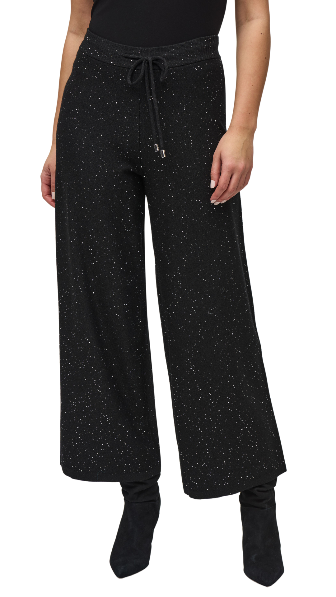 Sparkle Sweater Knit Culotte Pant. Style JR244922