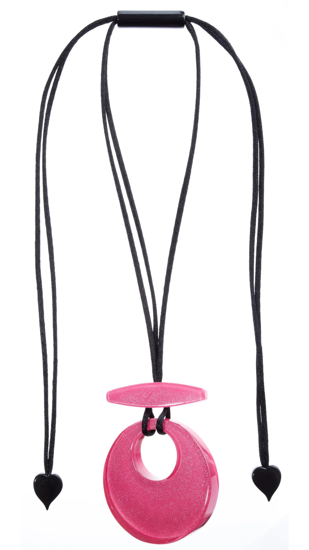 Precious Collection - Pink Circle Pendant Necklace. Style 40102189017Q00