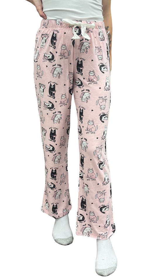 Cozy Cats Print PJ Pant. Style COTYM-PTCAT