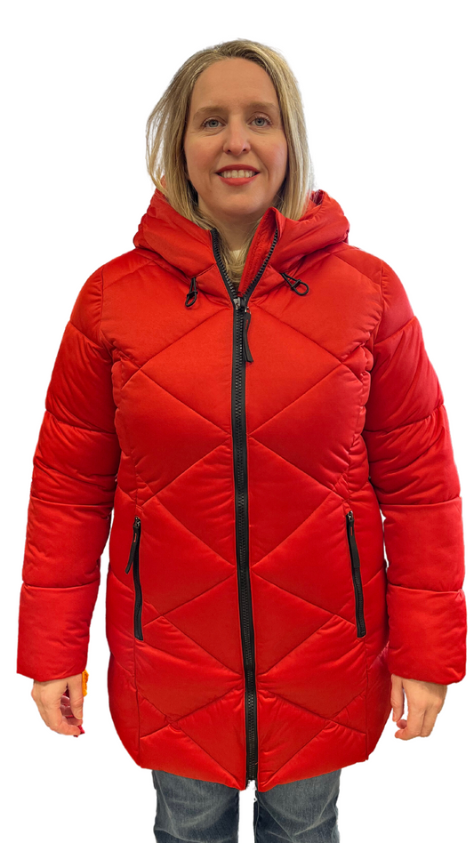 Mid-Length Two-Way Stretch Outerwear. Style NIKJE1663RO-754