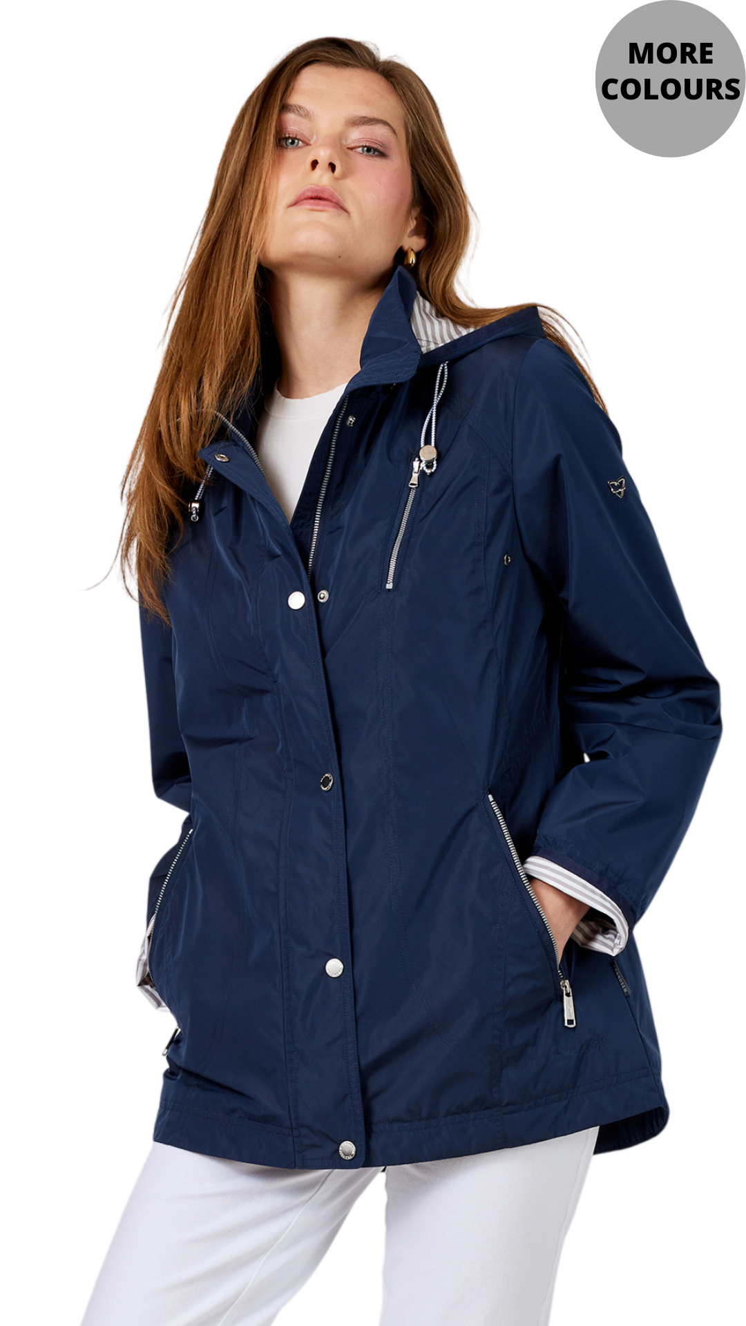 Gathered Side Panels Spring Jacket. Style FR220