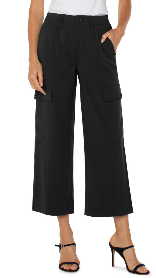 High Rise Straight Cargo Crop. Style LVLM7981TS39