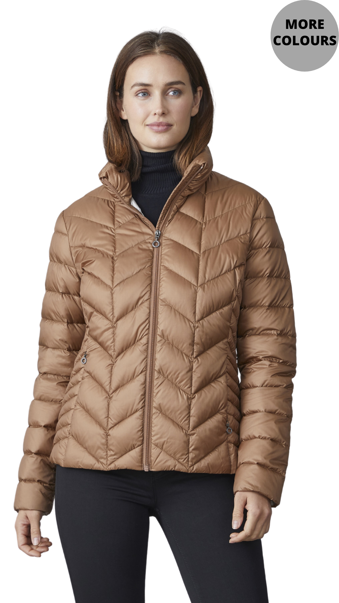 Daisy Cheveron Quilted Puffer Jacket. Style JUN2040