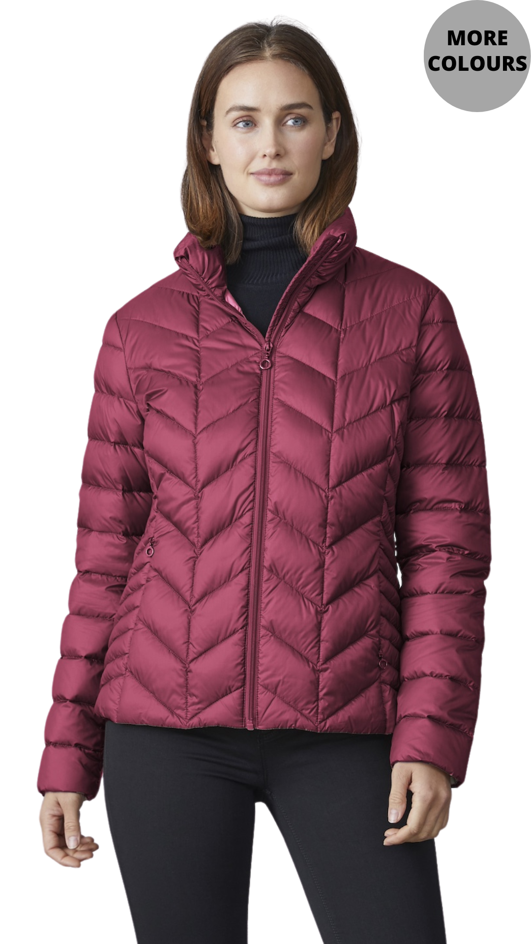 Daisy Cheveron Quilted Puffer Jacket. Style JUN2040