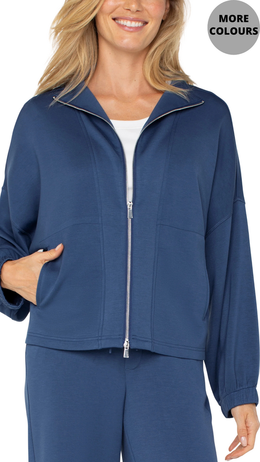 Zip Up Funnel Neck Jacket. Style LVLM1B61C9
