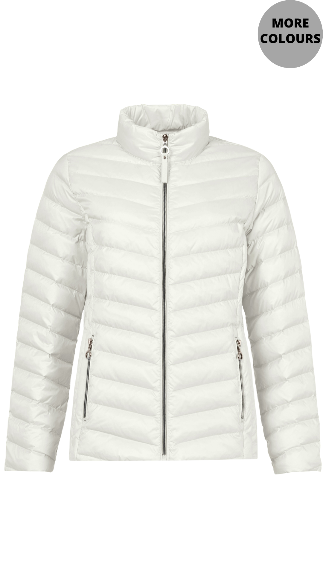Lightweight Puffer Zip Pocket Spring Jacket. Style FR528