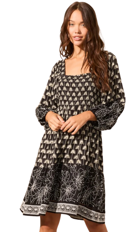 Wear Two Ways Embroidered Dress. Style TR928O-4634
