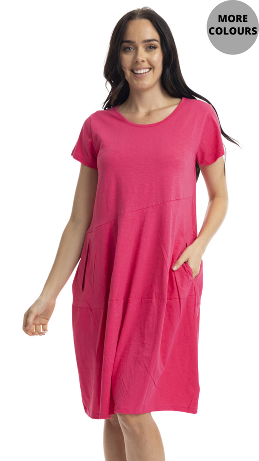 Short Sleeve Bubble Dress. Style ORI1134