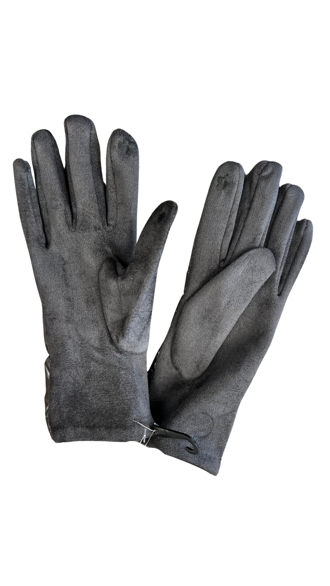 Bubble Touchscreen Stretch Grey Gloves. Style ELWMILA25-GRY