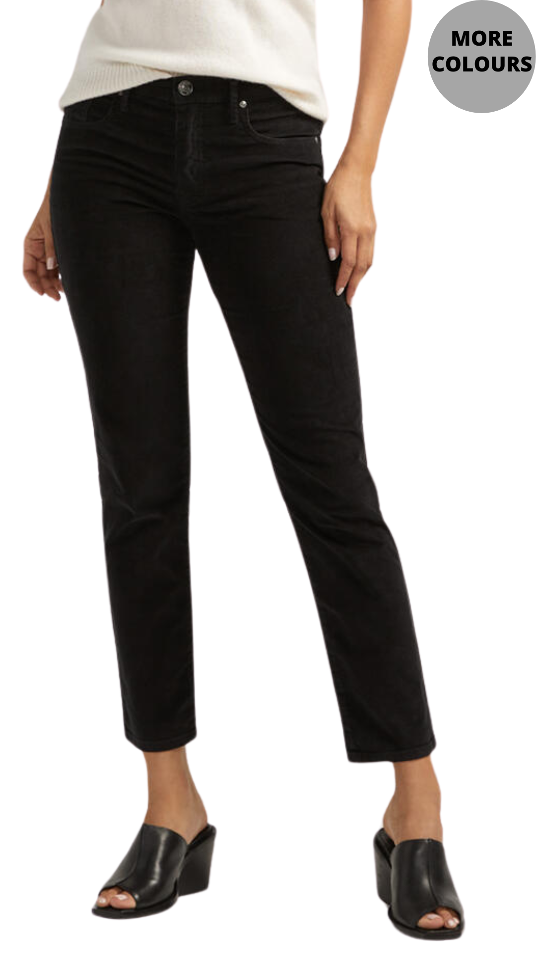 Cassie Mid Rise Slim Straight Corduroy Pant. Style JAGJ2940VSC624