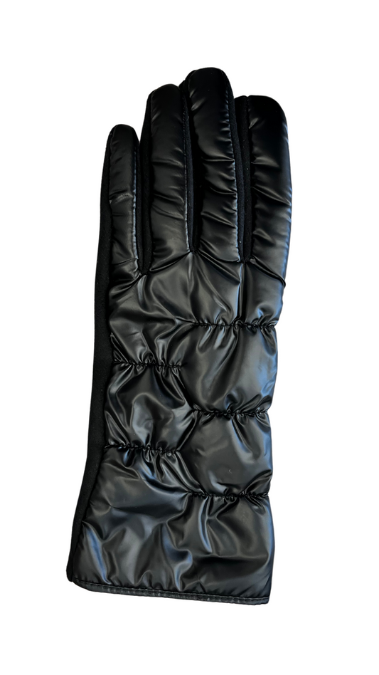 Bubble Touchscreen Stretch Black Gloves. Style ELWMILA25-BLK