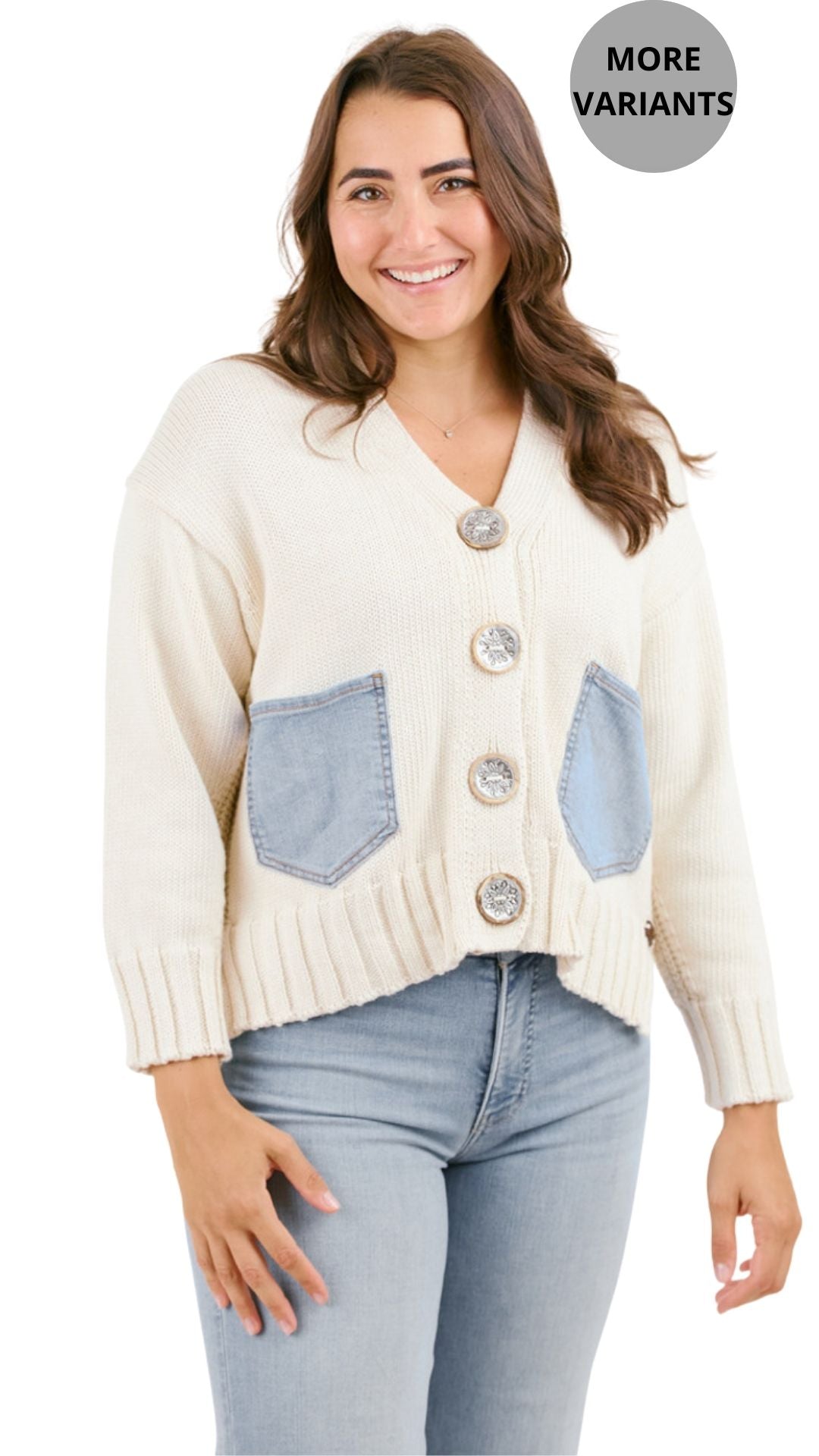 Button Front Rockstar Cardigan. Style SHNP5518