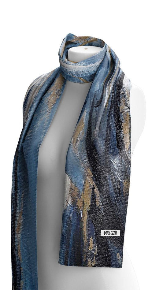 "The Storm" Artist Print Scarf. Style DOLC75907